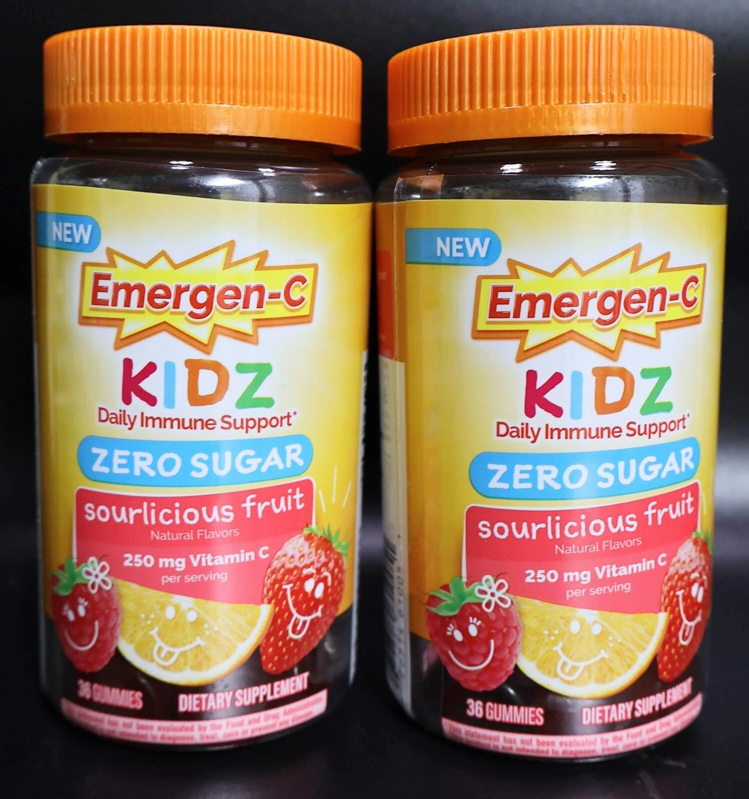 *2 PACK* Emergen-C Kidz Daily Immune Support, Sourlicious Fruit, EX: 12/25