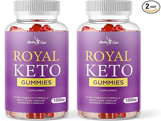 Royal Keto ACV Gummies Weight Loss - 1500mg,Premium Apple Cider Vinegar (2Pack)