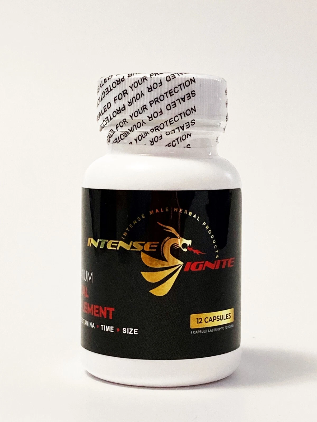 Intense Ignite 빠른 작용 남성 성능 향상 보충제 12정