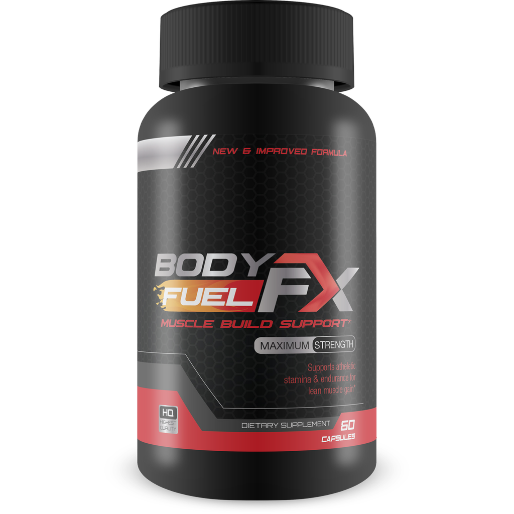 Body Fuel FX Muscle Build Support - Nitric Oxide Booster for Size, Endurance