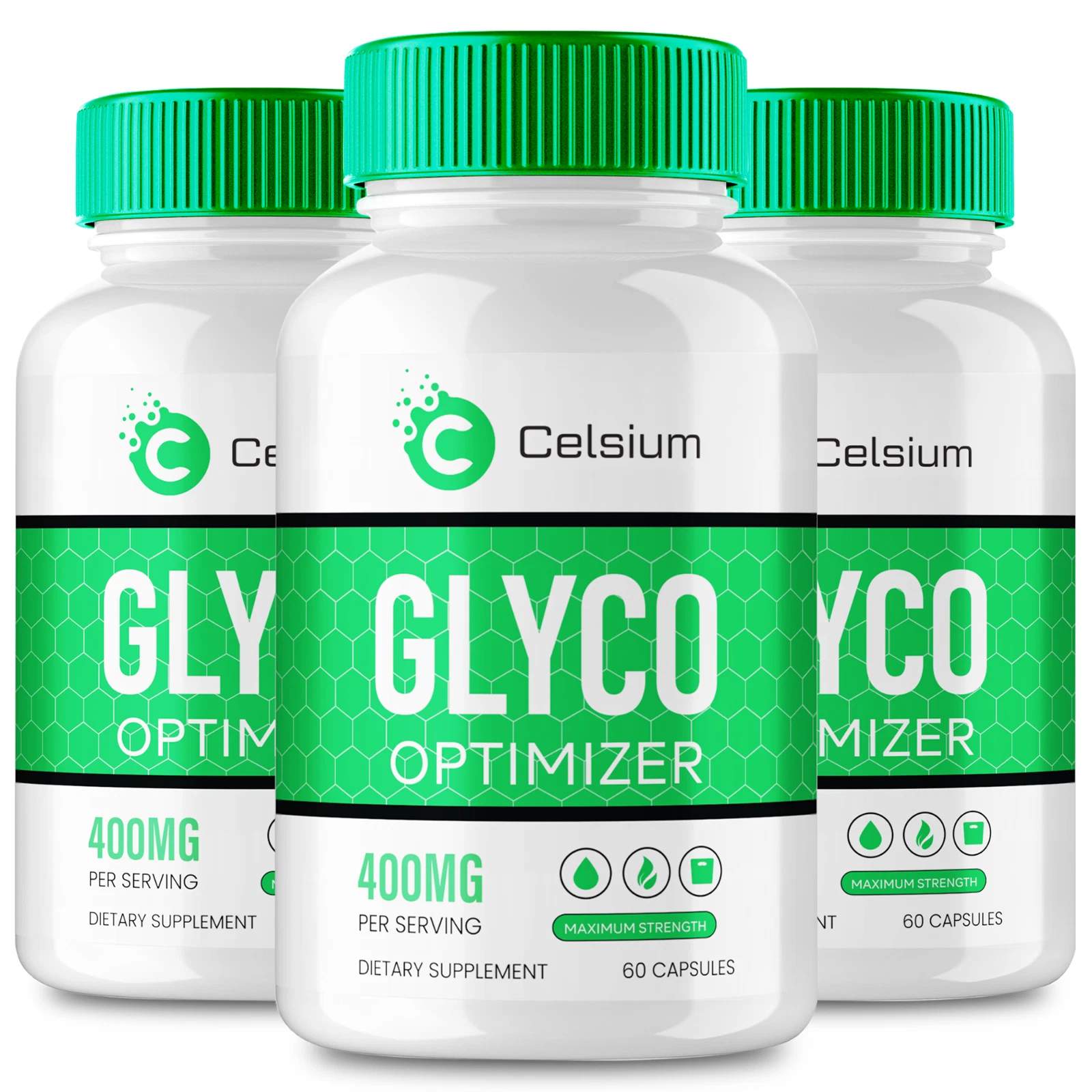 Celsium Glyco Optimizer Pills - Advanced Blood Formula Supplement (3 Pack)