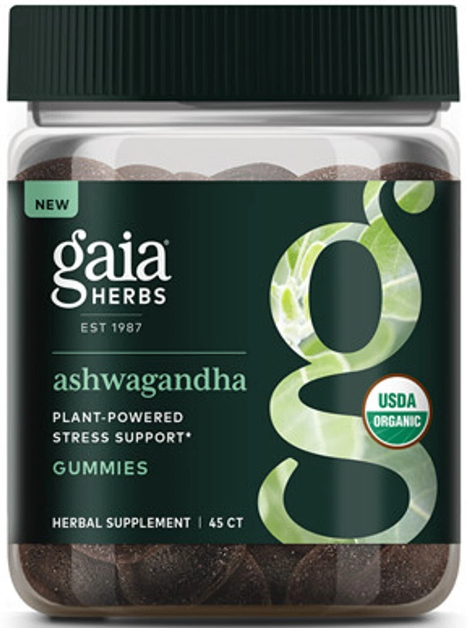 Gaia Herbs Ashwagandha Gummies 45 - ORGANIC