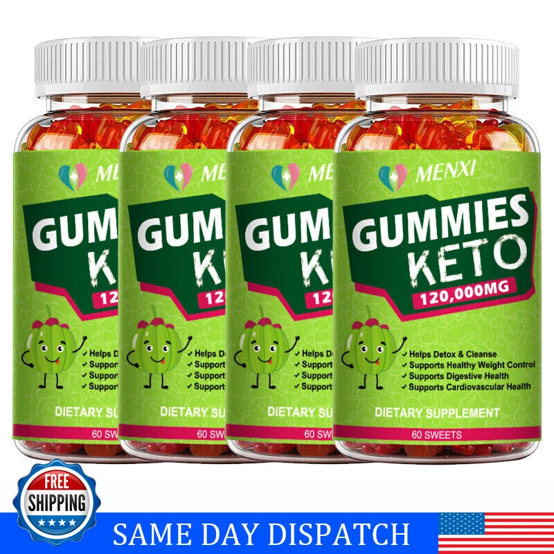 Advanced Weight Loss Keto Gummies Ketone Fat Burner Dietary Supplement 1-4Pack