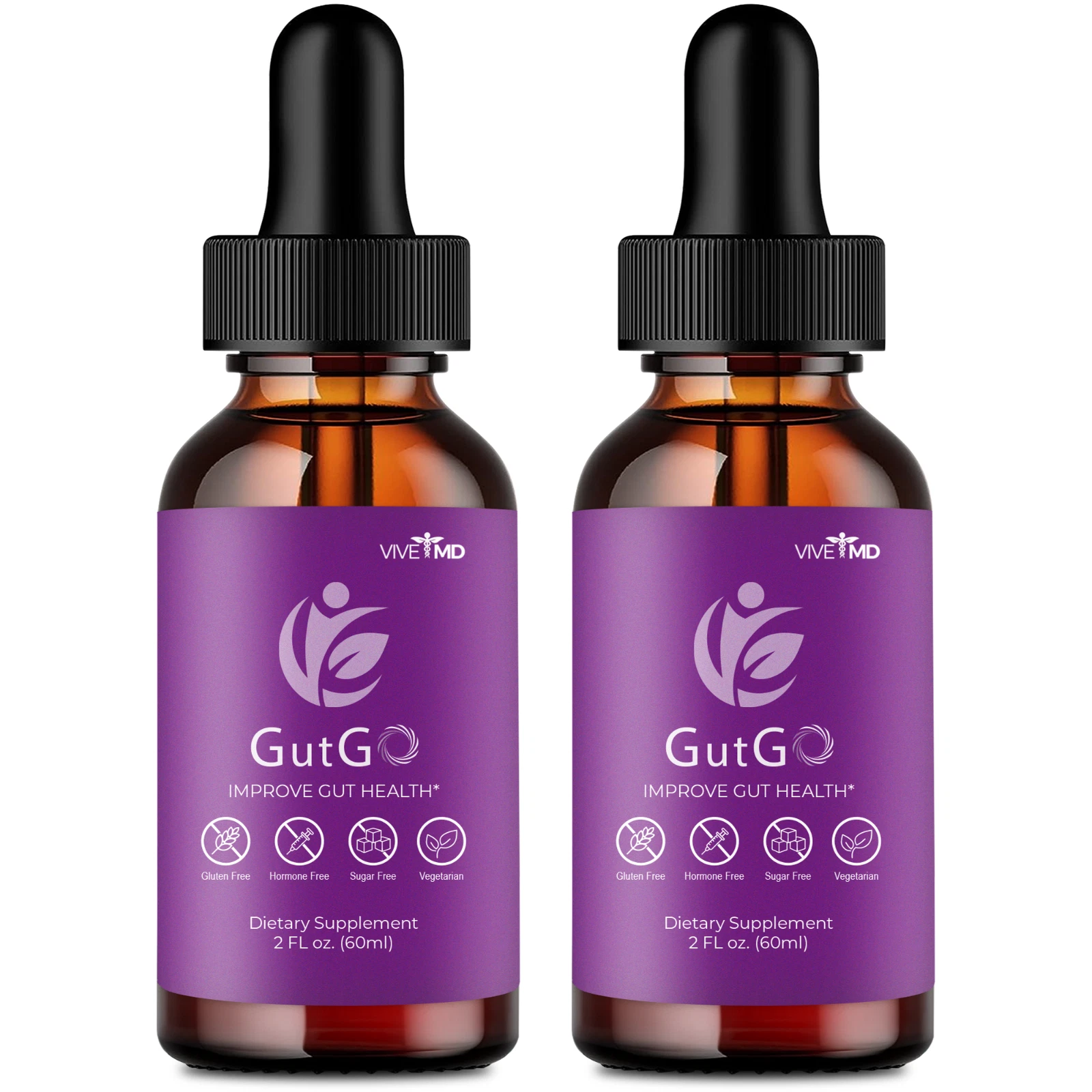 Gut Go Health Supplement - Improve Gut Health - Official Formula (2 pack)