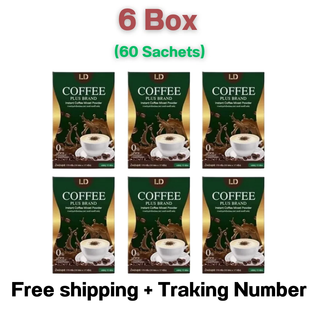 6 X LD Coffee Instant Drink Weight Loss Management Block Burn Fat Slimming Shape