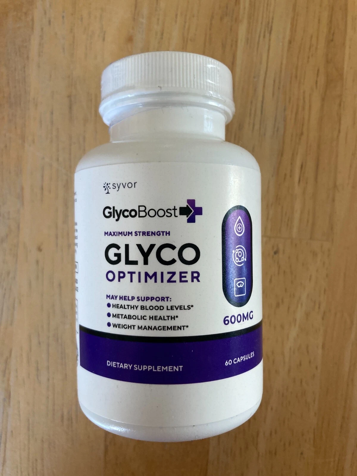 Syvor Glyco Optimizer GlycoBoost Blood Sugar Support Balance 60 Capsules 600mg