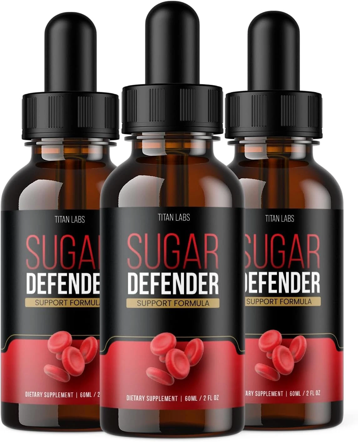 Sugar Defender Drops - Support Healthy Body & Blood Sugar Balance - 3 Pack