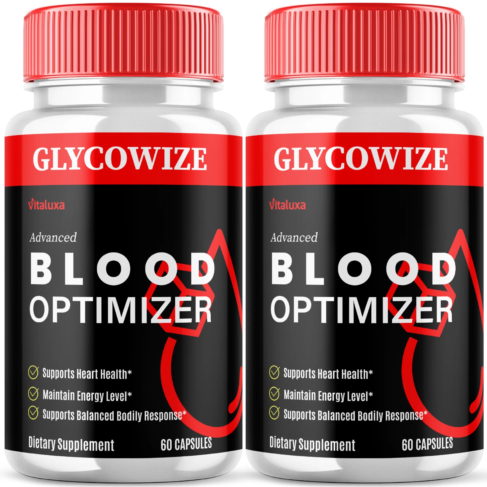 (2 Pack) Glycowize Advanced Blood Pills Natural Glycogen Support (120 Capsules)