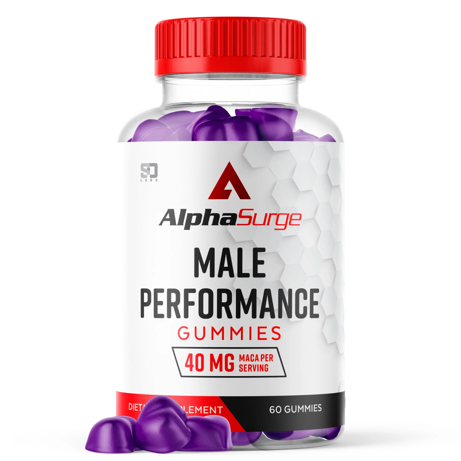 Alpha Surge for Men, AlphaSurge Male Performance Gummies Male Support 60 Gummies
