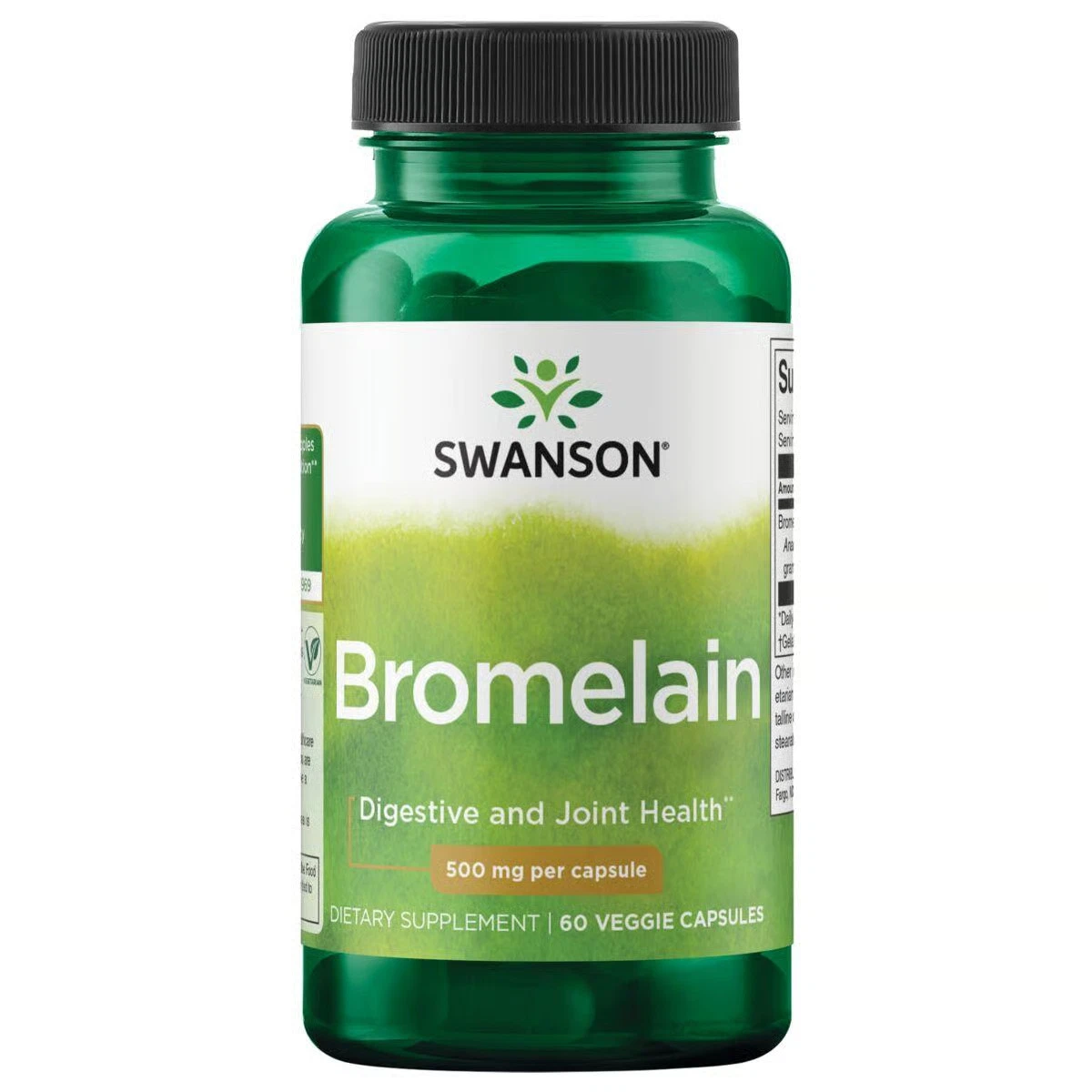 Swanson Bromelain 500 mg 60 Veggie Capsules
