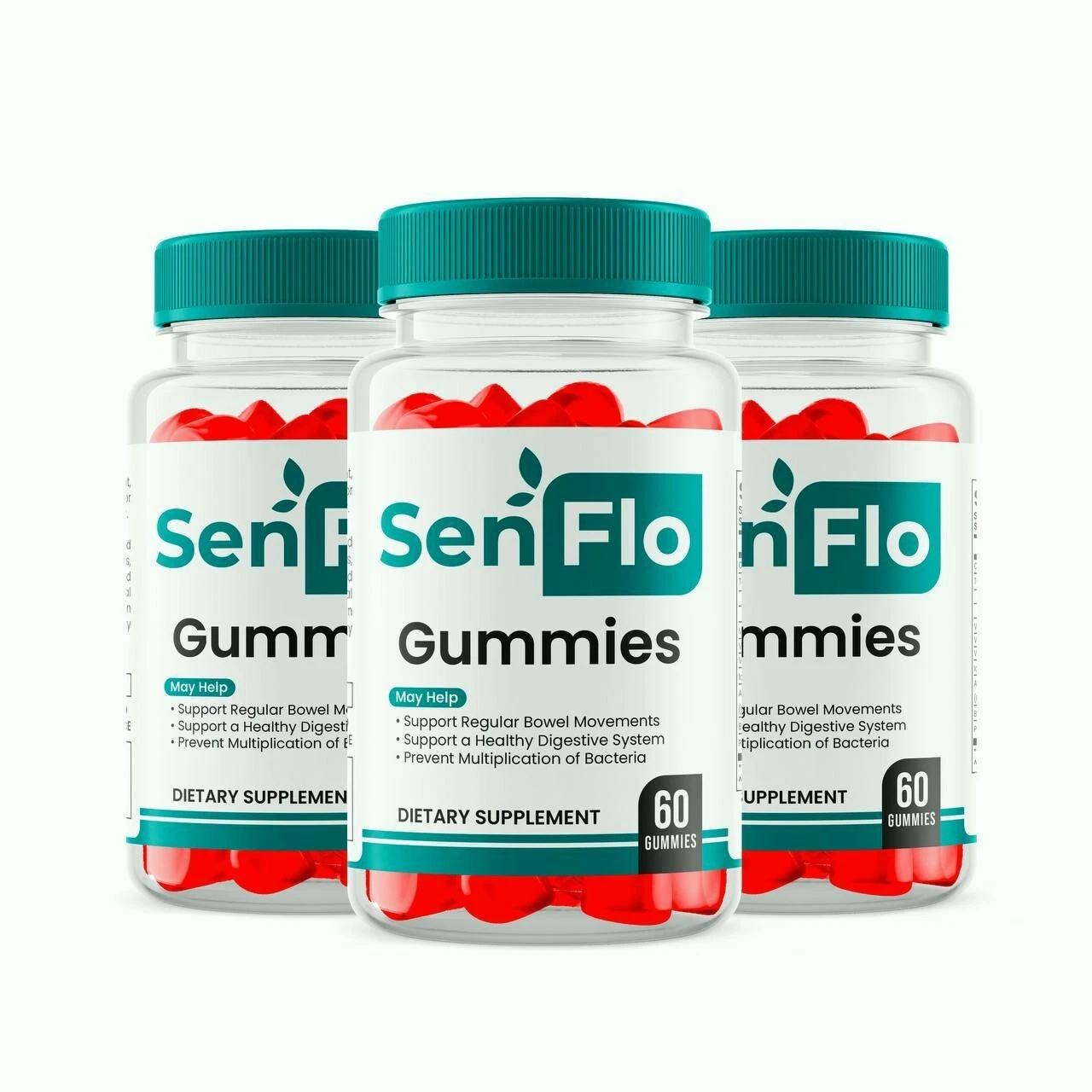 (3 Pack) SenFlo Gummies, Sen Flo Digestive Support, Weight Loss Gummy