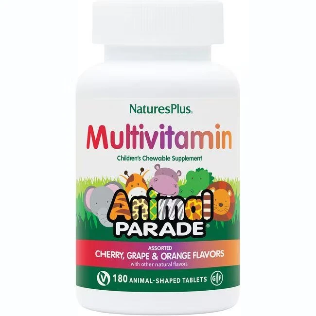 Nature's Plus Source of life Animal Parade Chewable multivitamins 180 ct