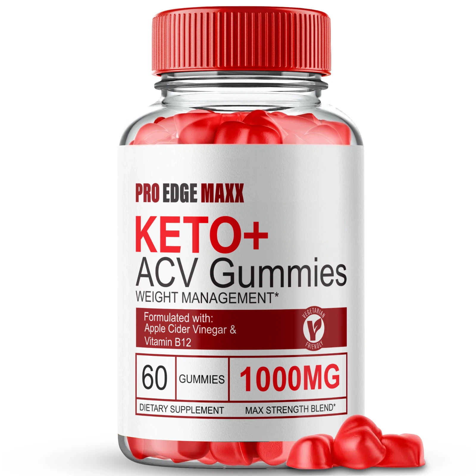 Pro Edge Maxx Gummies, ProEdgeMaxx Keto Supplement (60 Gummies)