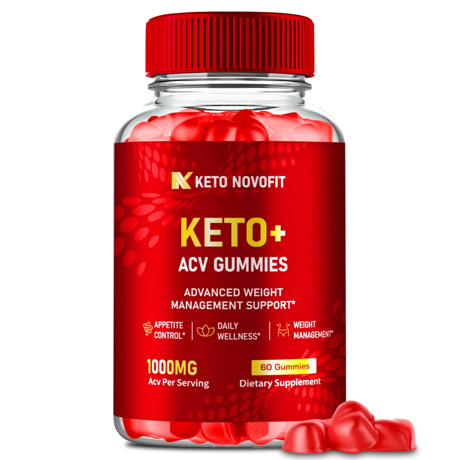 Keto Novofit ACV Gummies, Keto Novofit Weight Loss Gummy (60 Gummies)