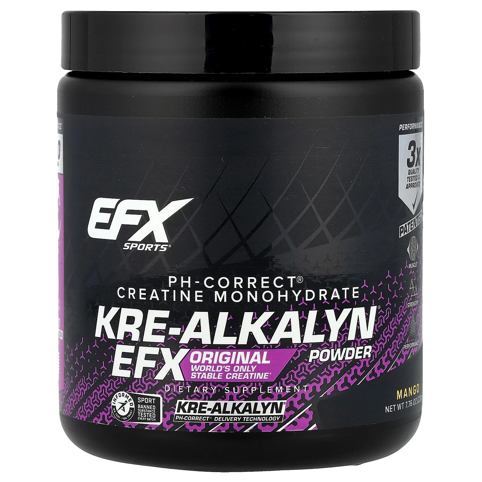 Kre-Alkalyn EFX Powder, Mango, 7.76 oz (220 g)