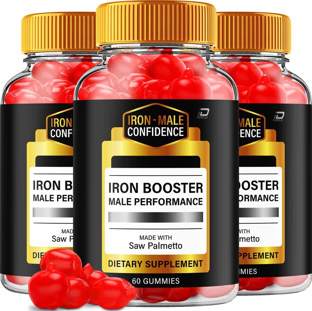 (3 Pack) Iron Booster Gummies for Men – Iron Male Gummy All-Natural Reviews