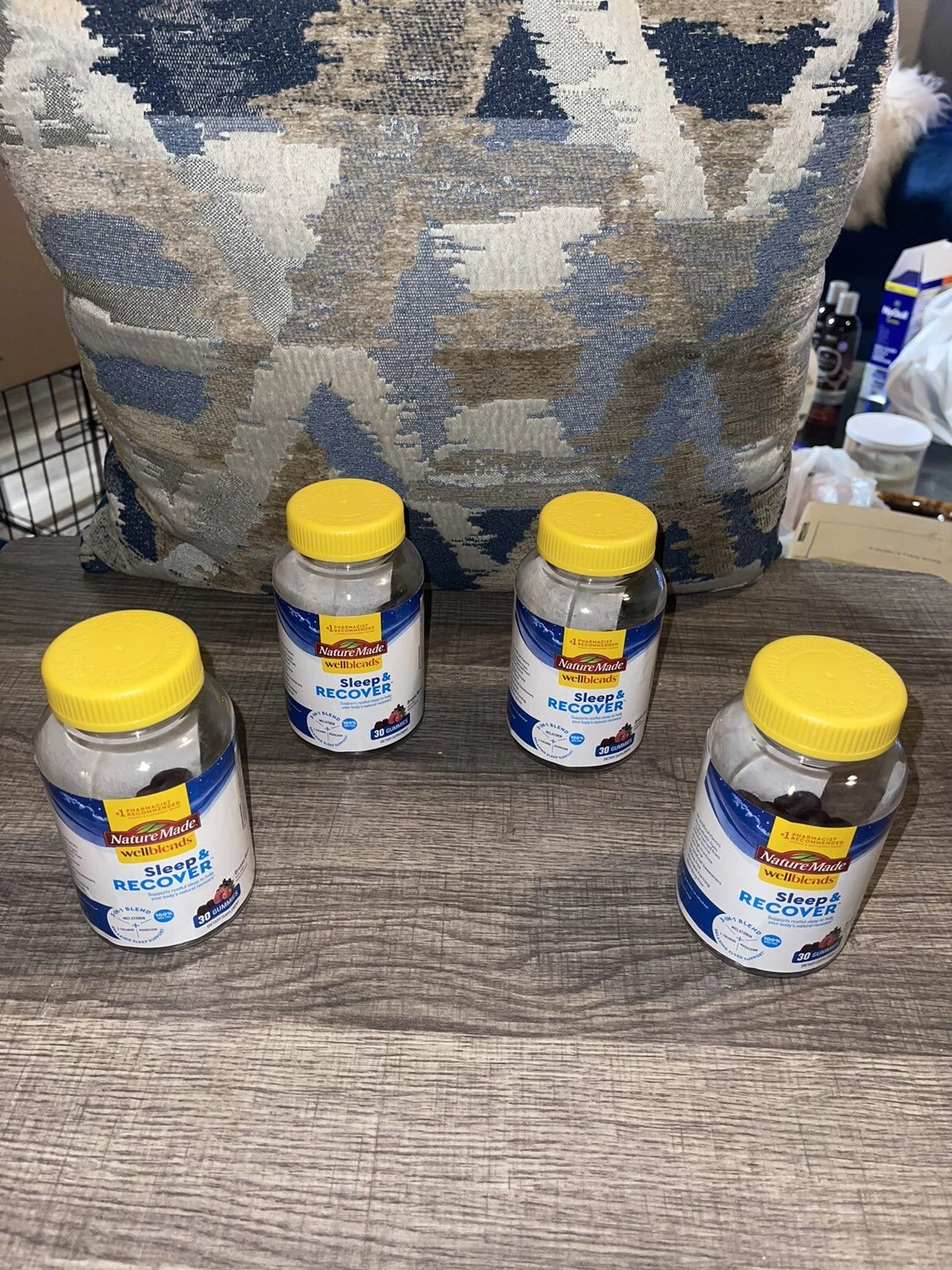 Lot Of 4 Nature Made WellBlends Sleep & Recover Dreamy Berry 30 Gummies 03/2025