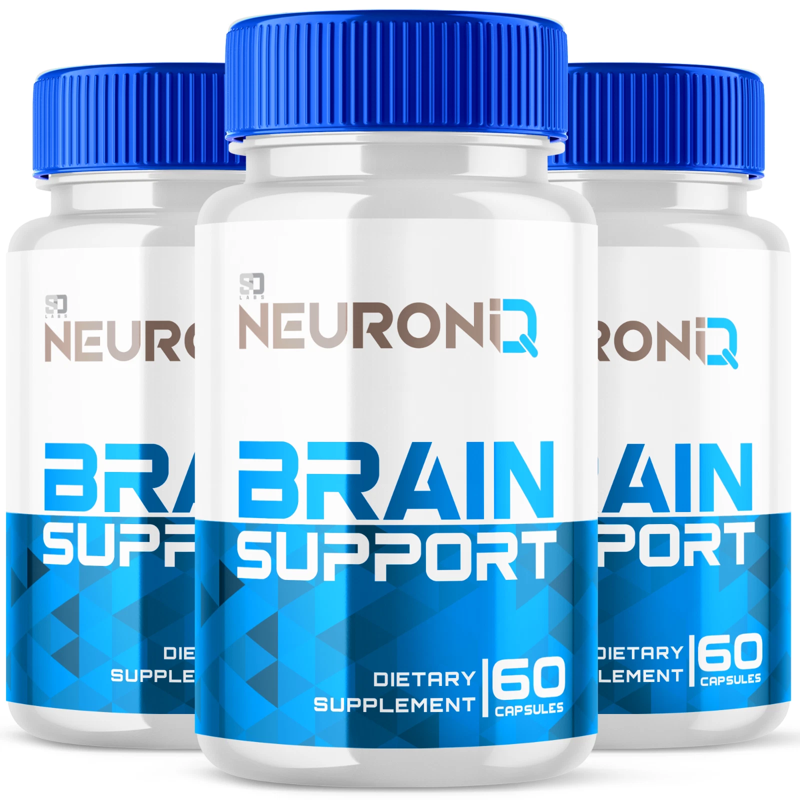 (3 Pack) Neuron IQ Pills - Brain Health & Cognitive Support Supplement 180 Caps
