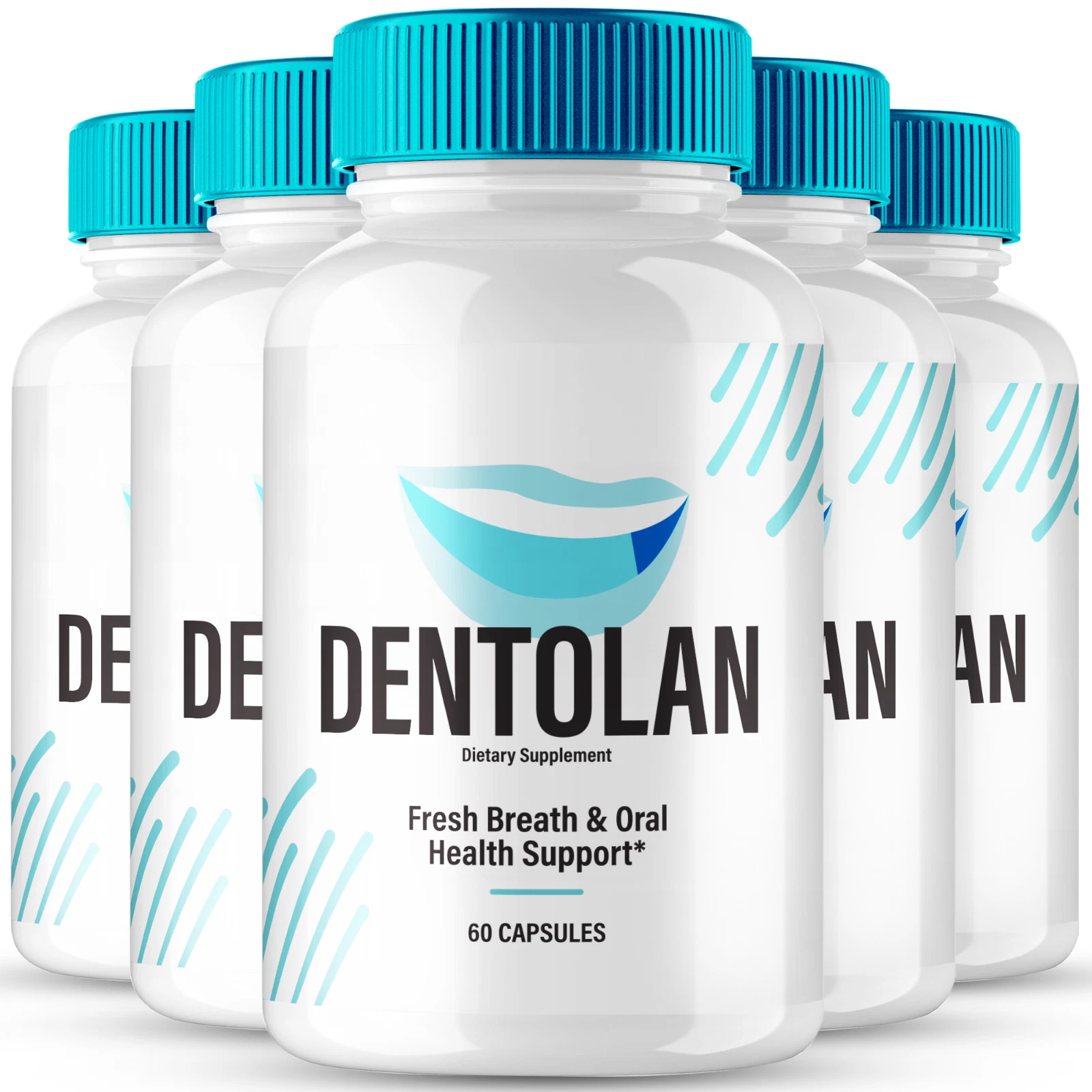 (5 Pack) Dentolan Capsules, Fresh Breath & Oral Health Support Supplement Pills