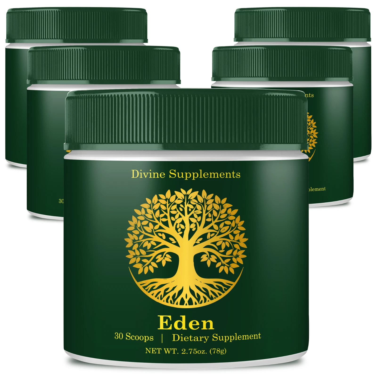 (5 Pack) Eden Powder Immune System and Overall Health & Wellness Support