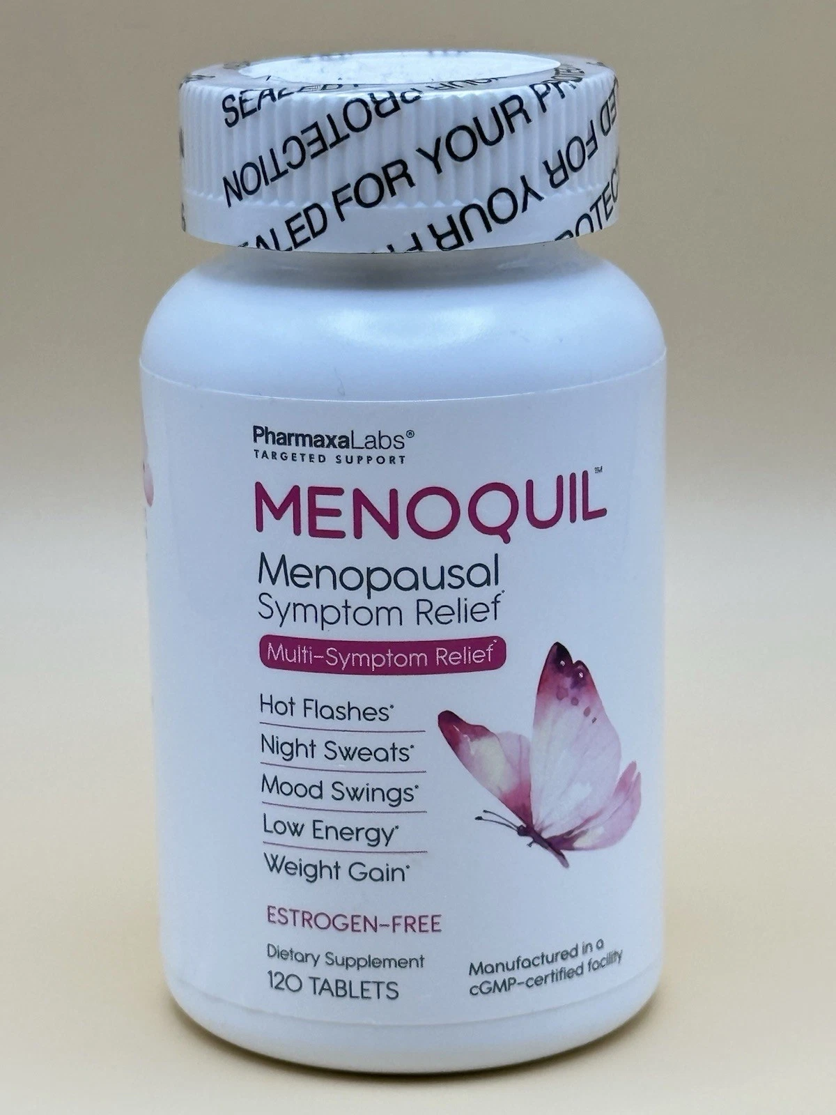 Menoquil Menopause Symptom Relief | Natural, Safe Formula | 120 Tablets