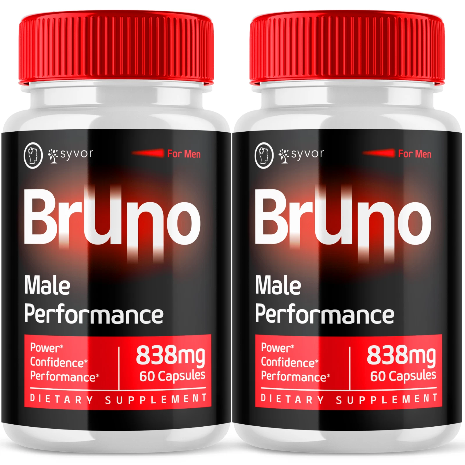 Bruno Pill for Men Advanced Male Support Natural Formula Supplement 120 Capsules