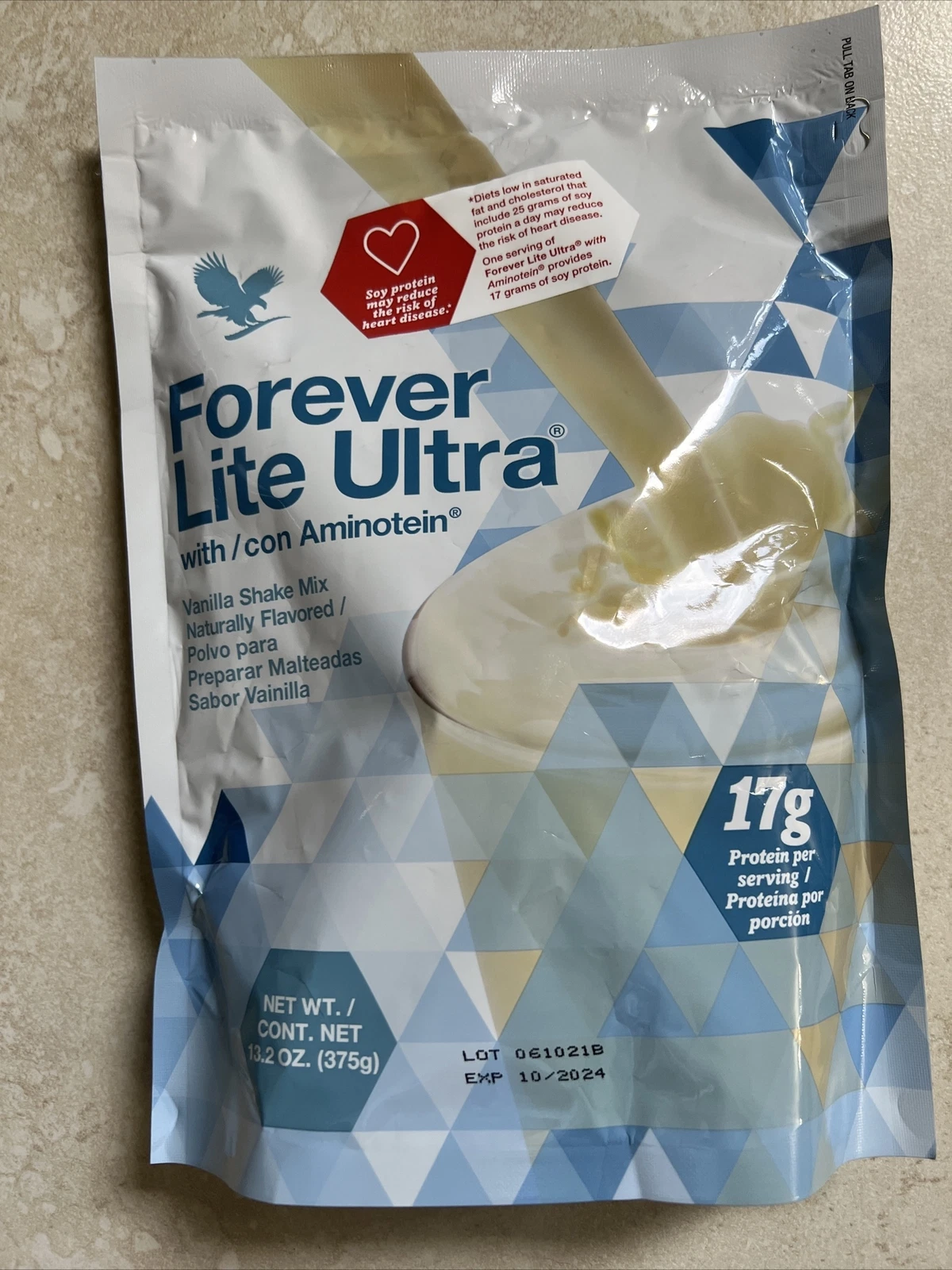 Forever Lite Ultra with con Aminotein: Vanilla Shake Mix Naturally Flavored