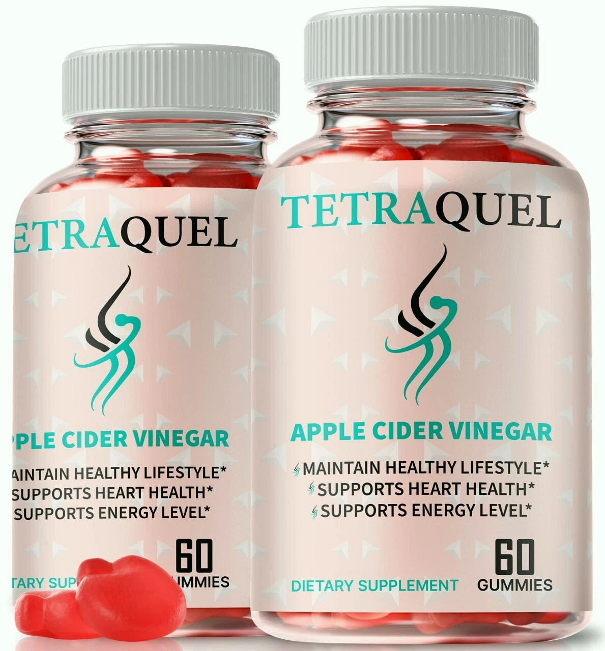(2 Pack) Tetraquel Keto ACV Gummies, Tetraquel for Advanced Weight Loss & Energy