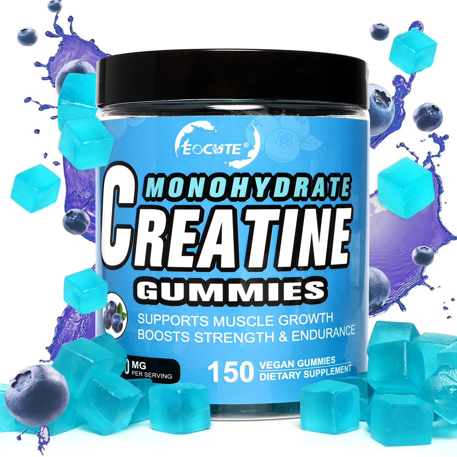 Creatine Monohydrate 5000mg Gummies Muscle Builder - 150 Gummies
