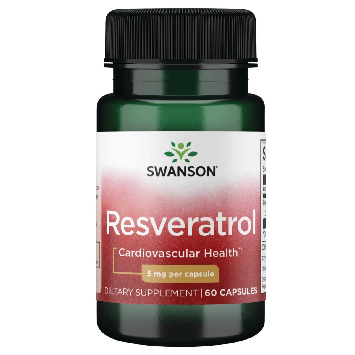 Swanson Resveratrol Polygonum Cuspidatum Extract 5 mg 60 Capsules