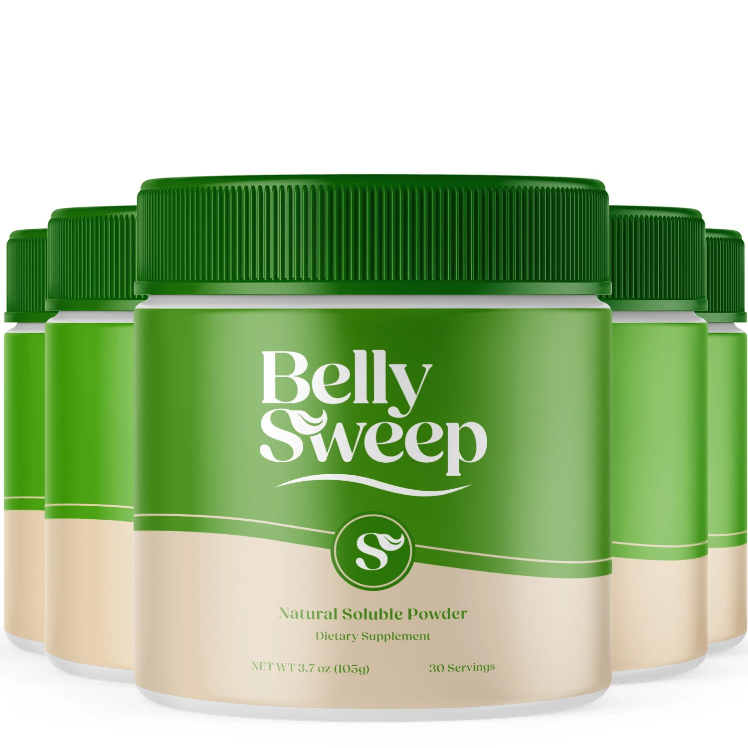 Belly Sweep Powder Supplement Advanced Gut Health & Fitness Support (5 Pack)