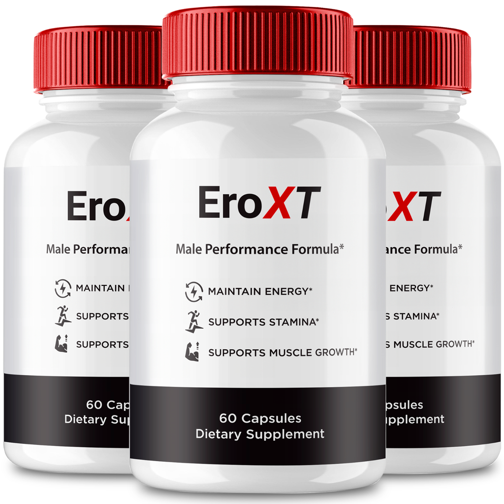 (3 Pack) EroXT Male Stamina & Performance Pills, Ero XT ed Pills for Men