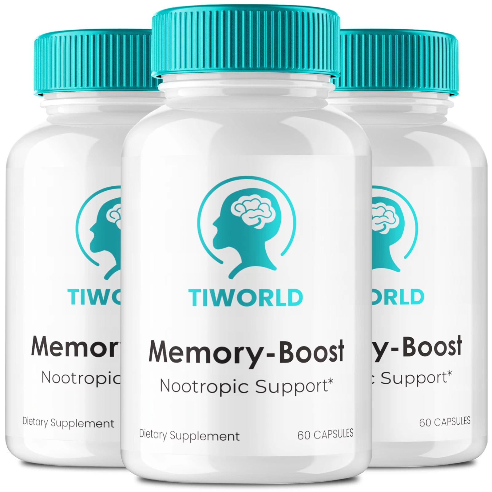 (3 Pack) Tiworld Memory Boost Capsules for Nerve and Brain Health Support Pills