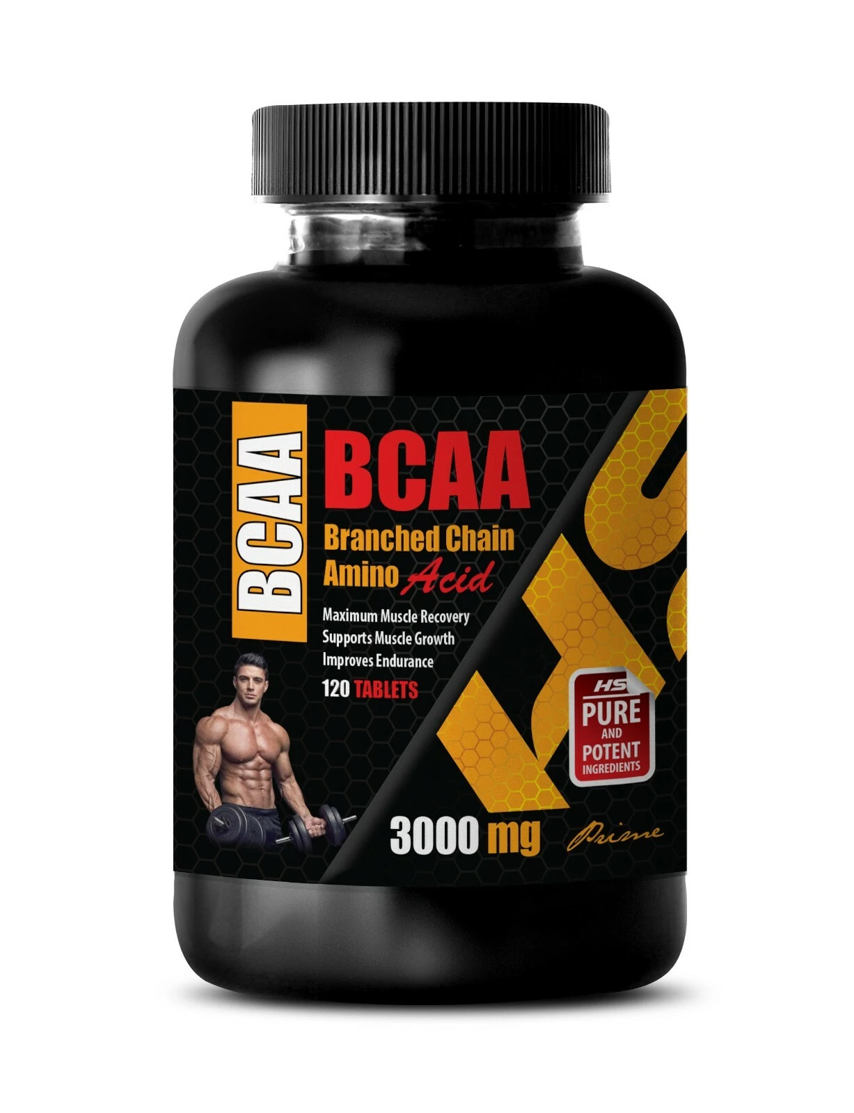 athletic performance supplements - BCAA 3000MG - leucine capsules 1 BOTTLE
