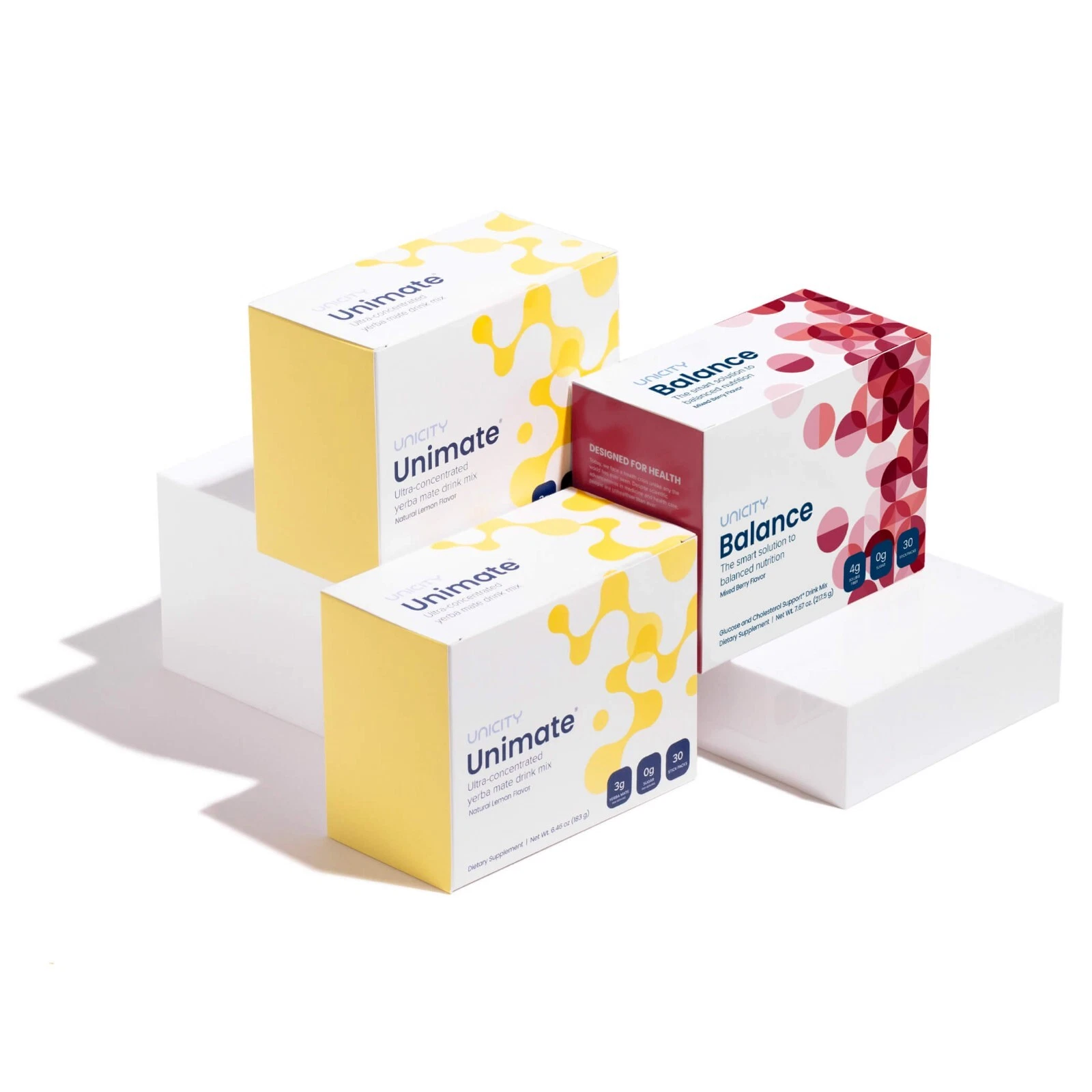 Unicity Unimate & Balance Combo –Lemon & Mixed Berry | 30 Days | New