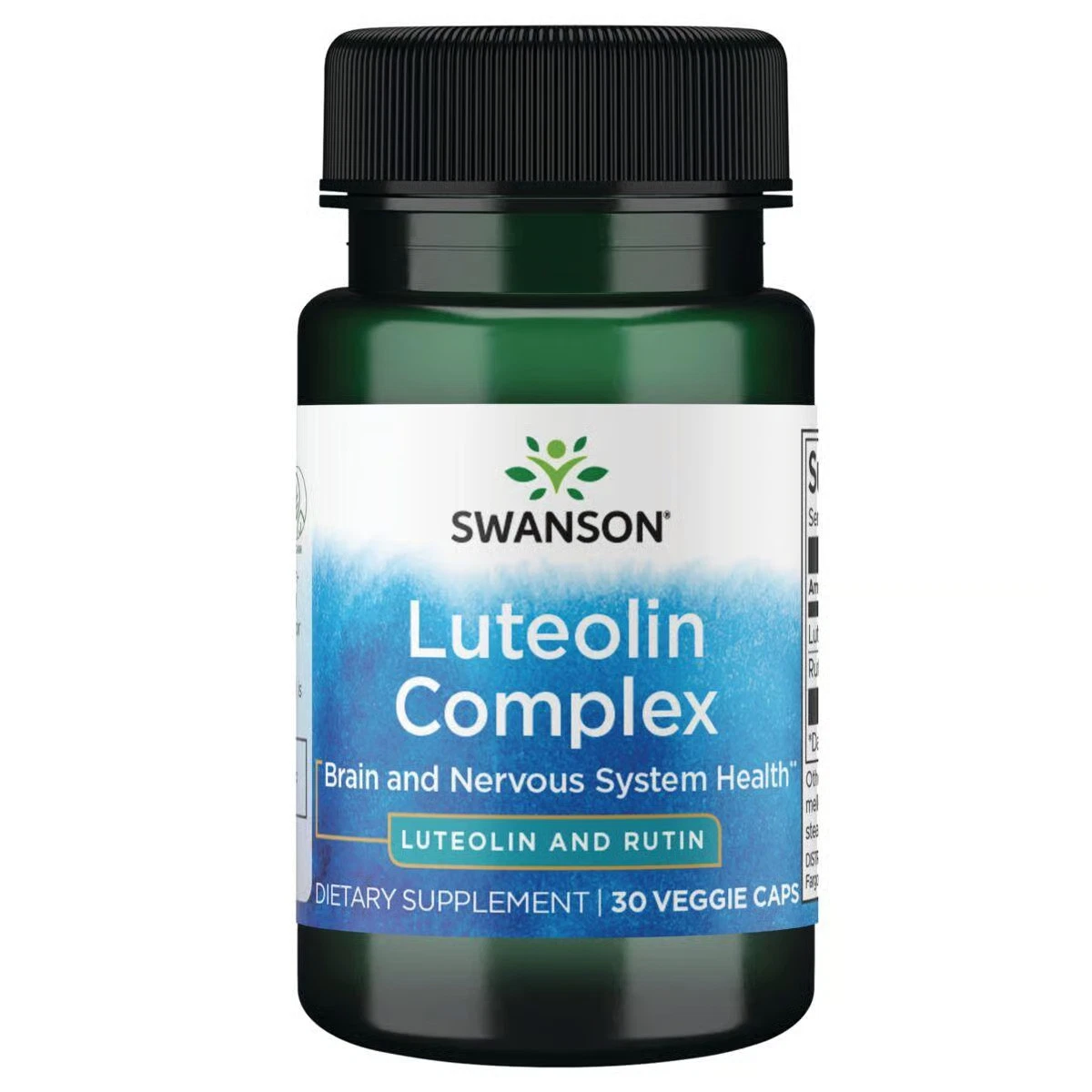 Swanson Luteolin Complex Vegetable Capsules, 100 mg, 30 Count