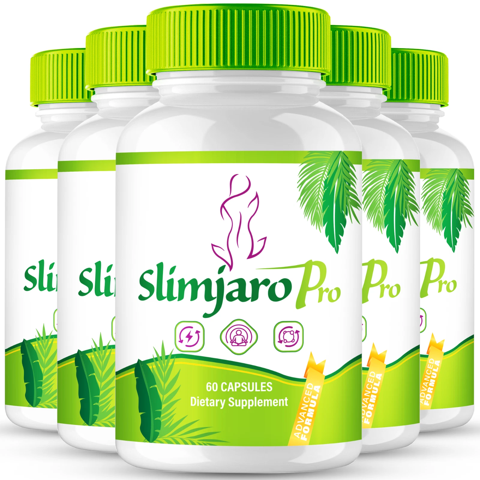 (5 Pack) Slimjaro Pro Capsules, Slim Jaro Supports Advanced Weight Loss & Energy