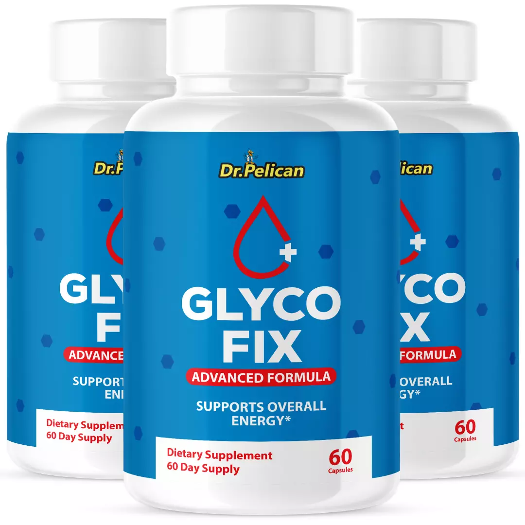 Glyco Fix- Blood Support- 3 Bottles- 180 Capsules