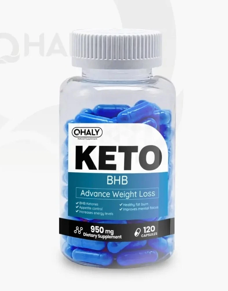 KETO PILLS BHB Puré Ketones Fat Burner Weigth Loss Diet Pills 120 Cáps.