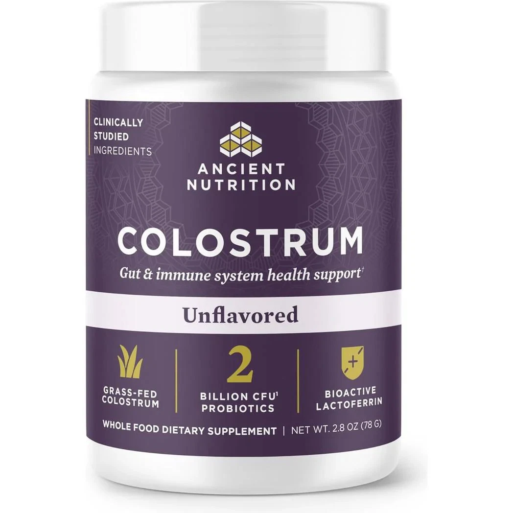 Ancient Nutrition Colostrum Superfood Powder Unflavored, 60 Servings
