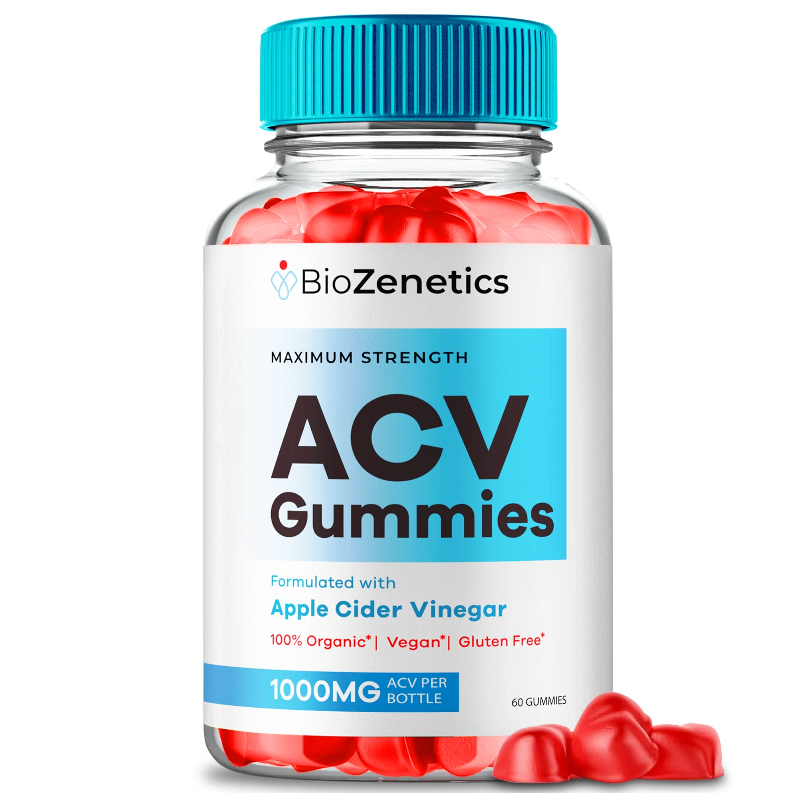 Biozenetics Keto ACV Gummies, Advanced Formula Weight Loss Management 60ct