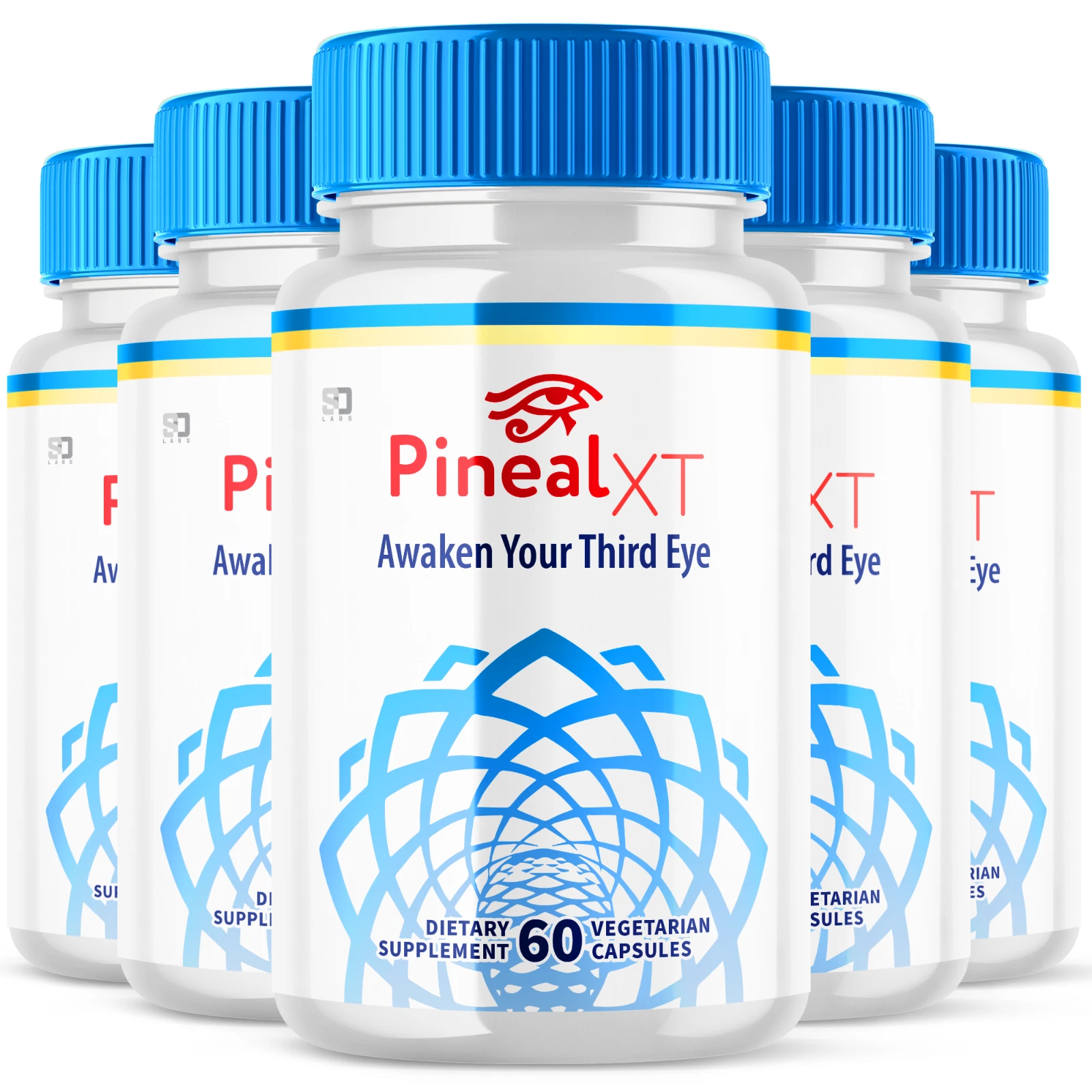 (5 Pack) Pineal XT, PinealXT Pineal Gland Support & Energy Pills (300 Capsules)