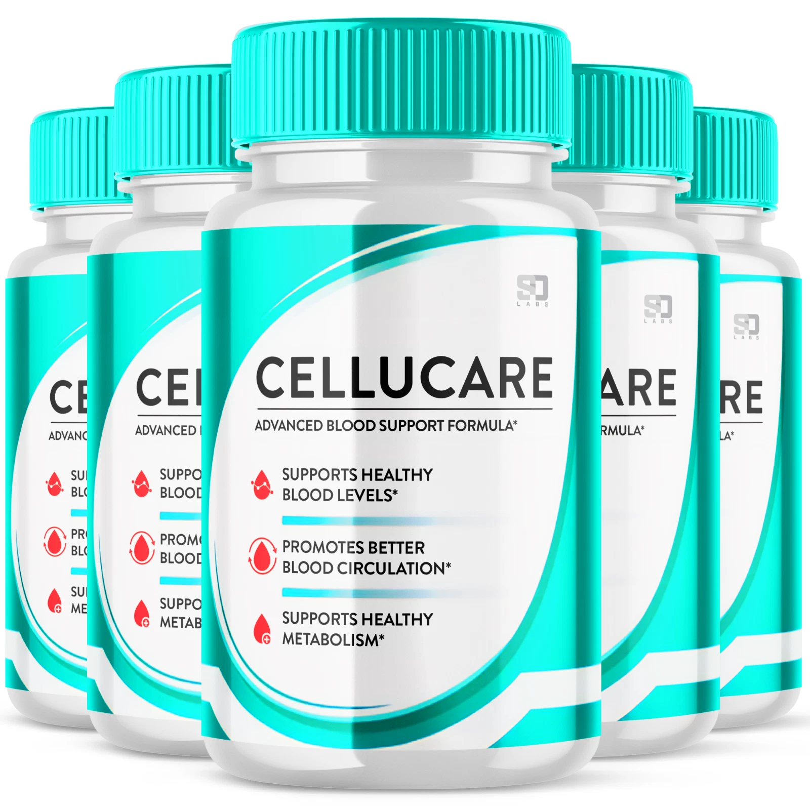 (5 Pack) Cellucare Advanced Blood Sugar Support Promote Circulation 300 Capsules