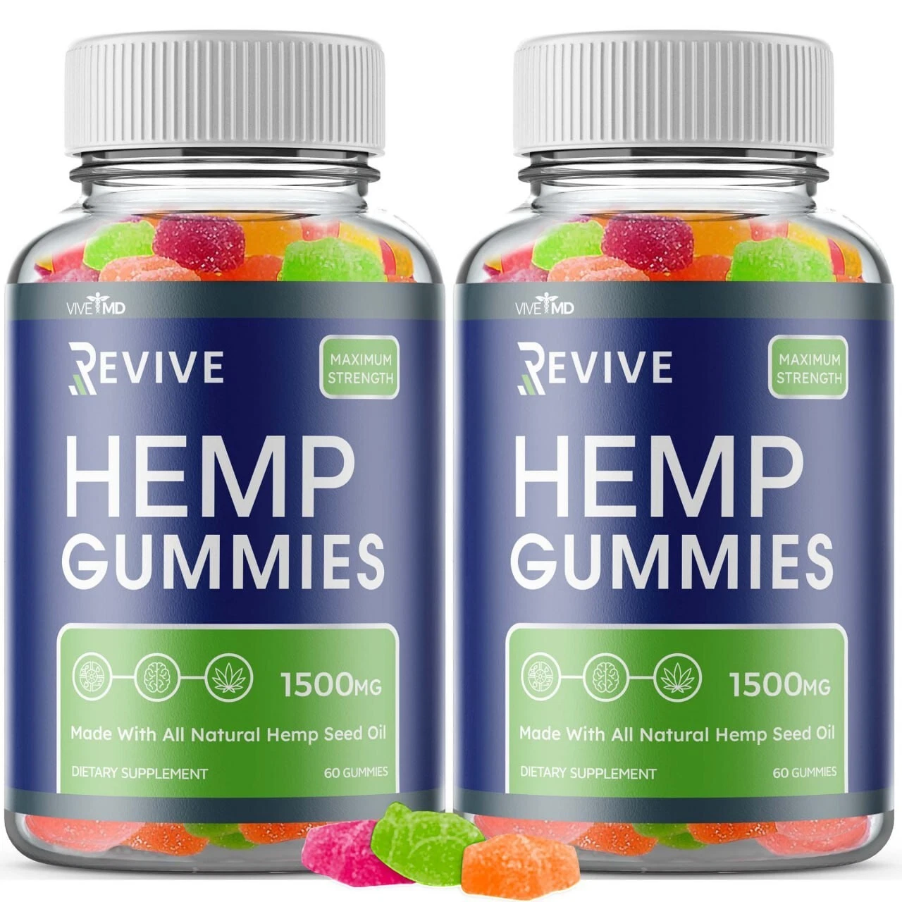 Revive Gummies with Advanced Formula Organic Extract - Official Formula (2 pack)