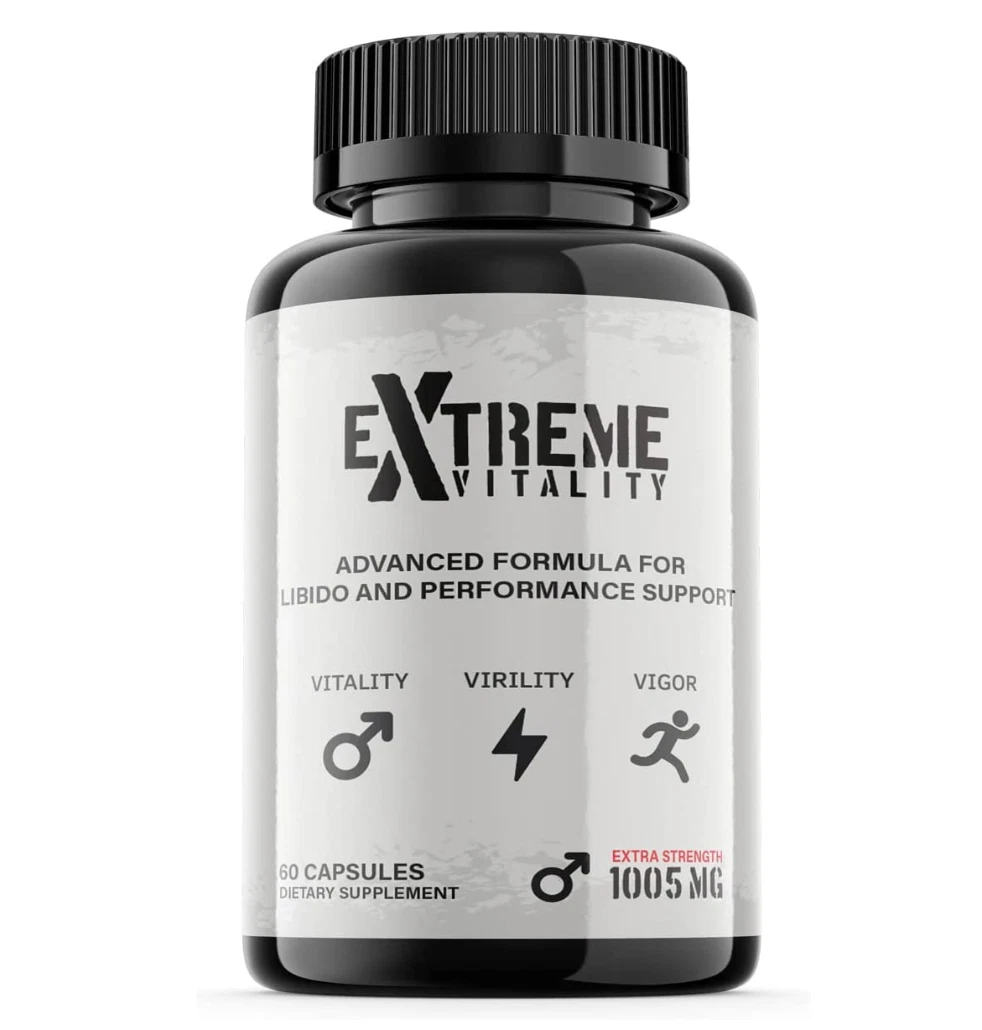 1 Pack - Extreme Vitality - Male Vitality Pills - 60 Capsules