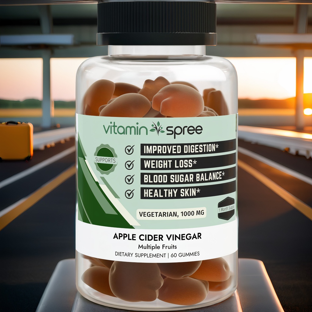Apple Cider Vinegar Gummies Helps Digestion, Weight Support, Detox