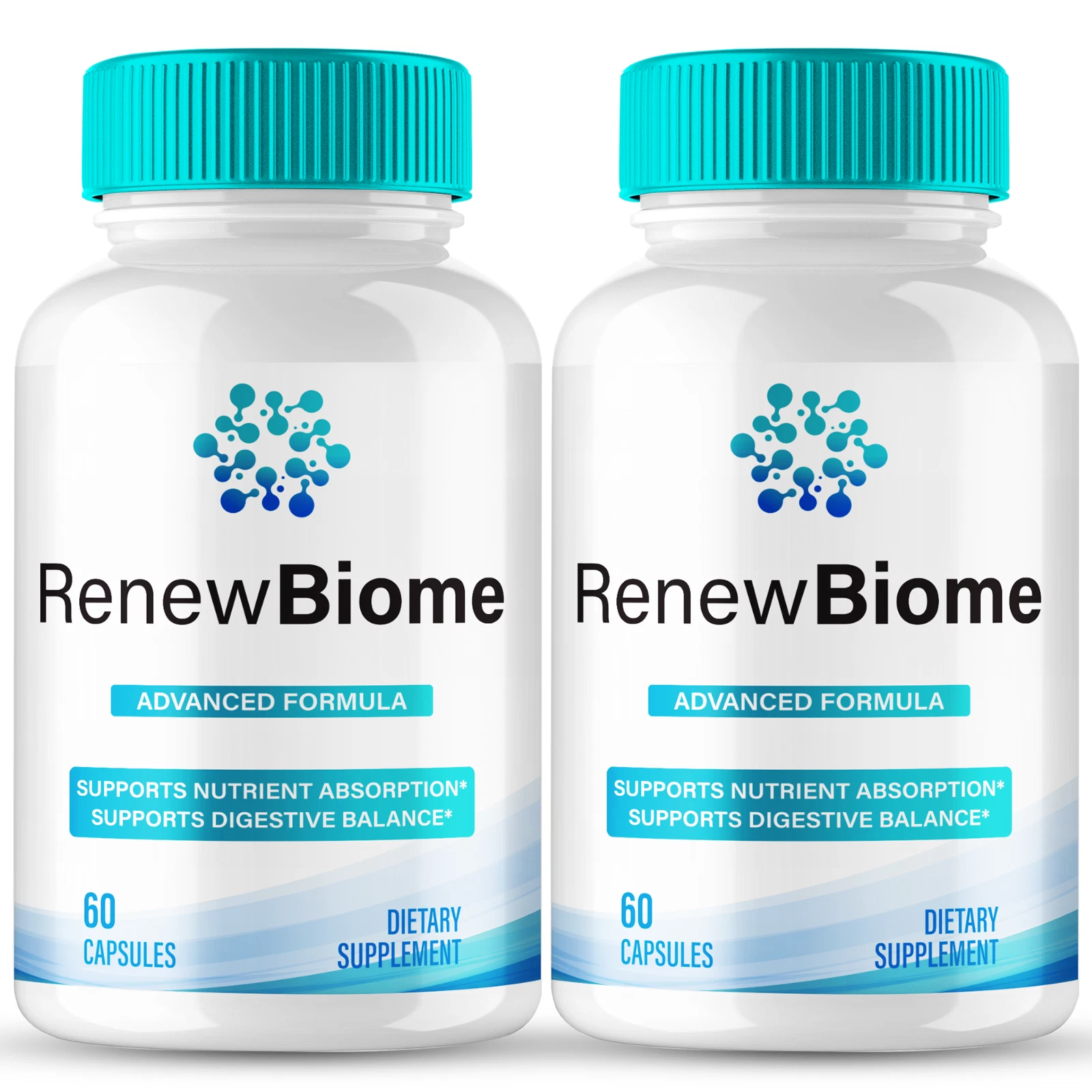 (2 Pack) RenewBiome Skin and Gut Capsules Advanced Renew Biome Support Formula