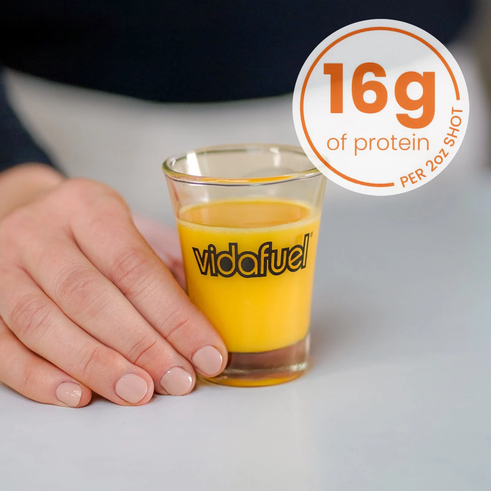 Vidafuel Wellness Protein Drink 2oz Shot 32oz Carton Citrus Burst 6 Pack