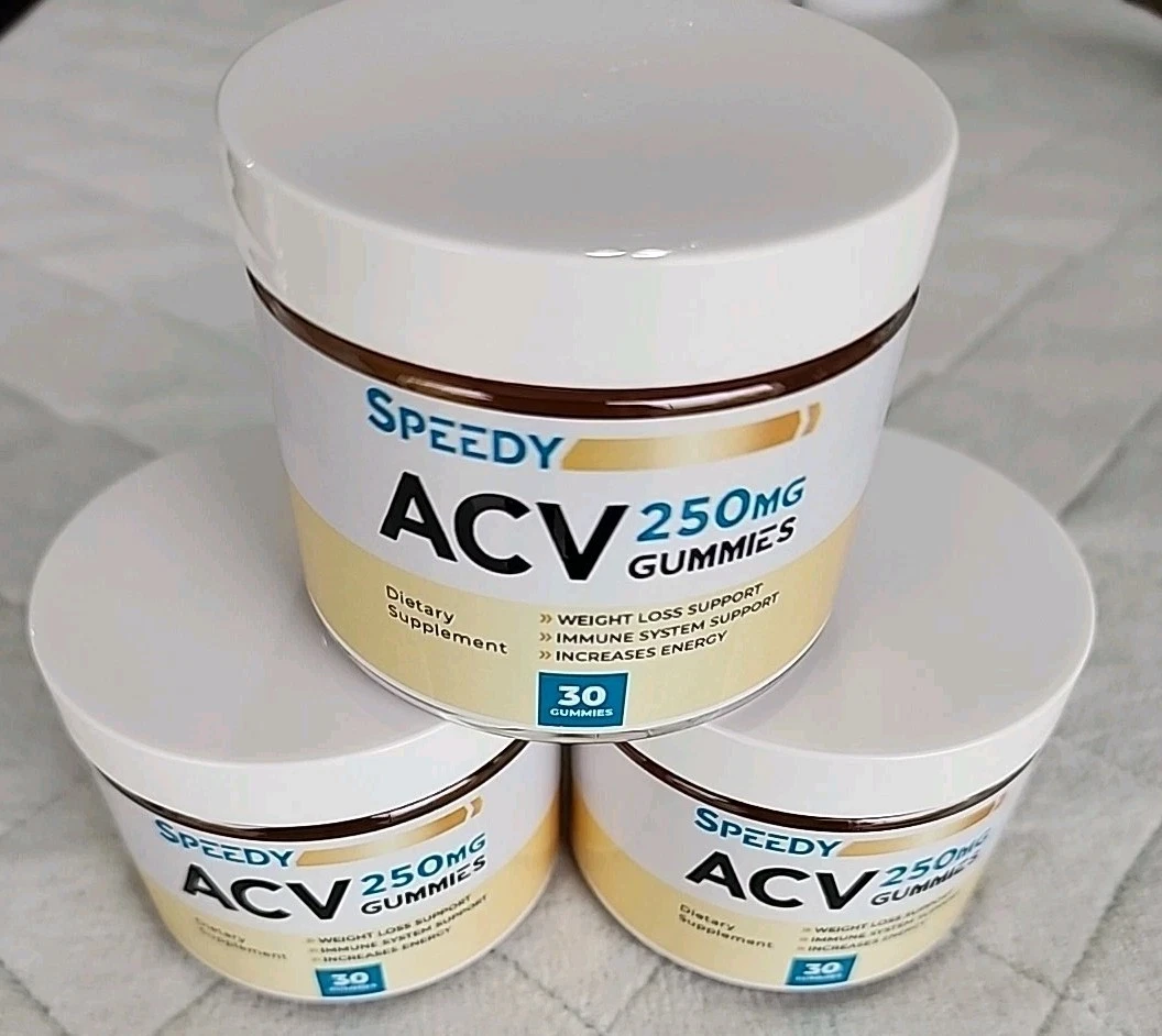 Speedy Keto ACV Weight Loss Gummies Dietary Supplement Immune 3 Unopened Group