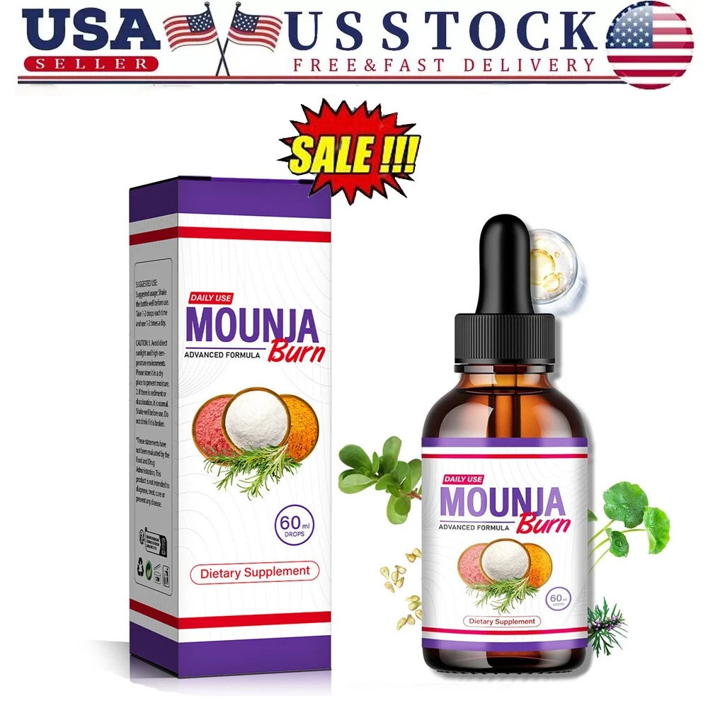 Mounja Burn Dietary Supplement Drops,Mounja Burn Advanced Weight Loss Formula~🔥